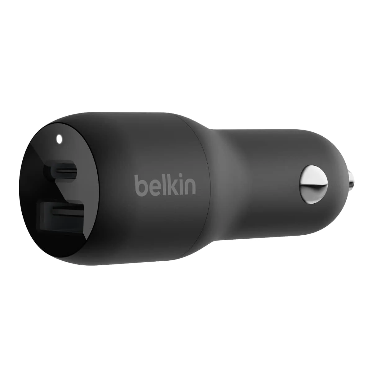 Belkin Dual USB-C Car Charger, 42W (12W 30W) PD, Black