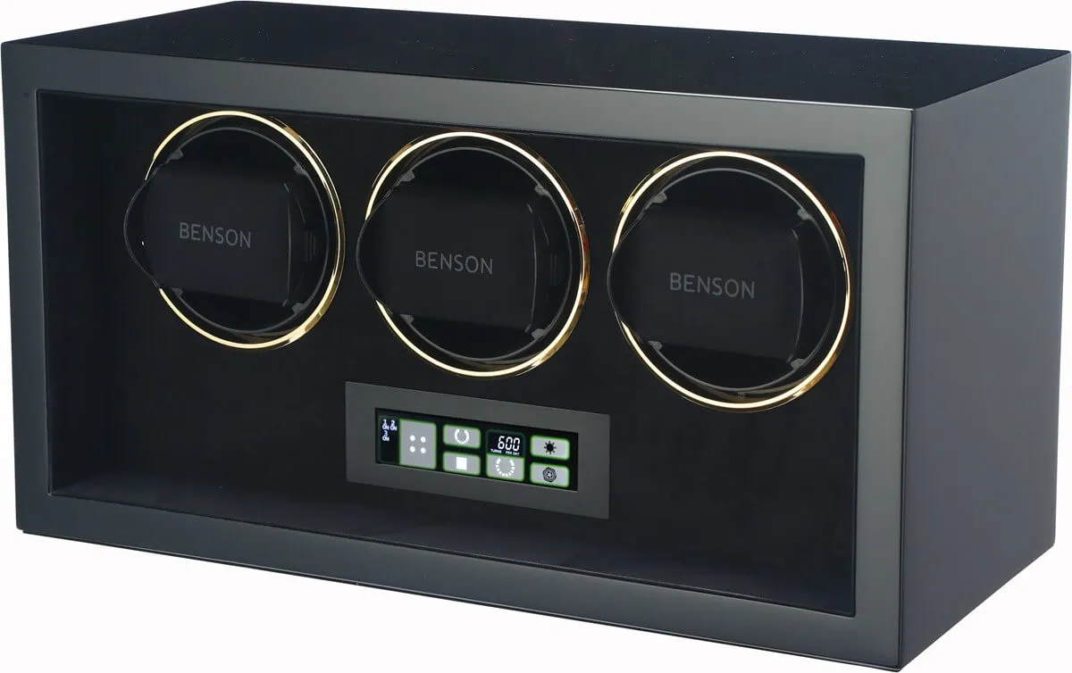 Benson Watch Winder Compact Triple 3.BG Black