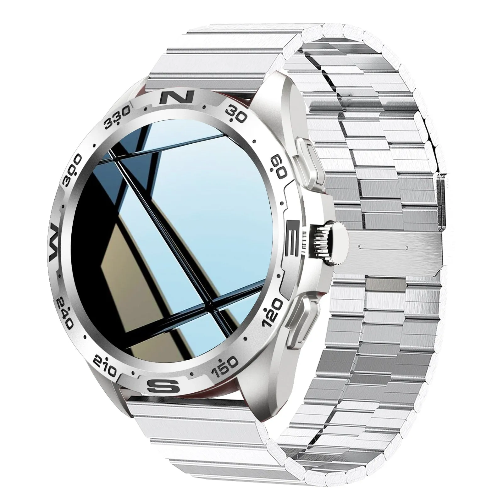 Bluetooth Smart Watch with Titanium Strap for Men