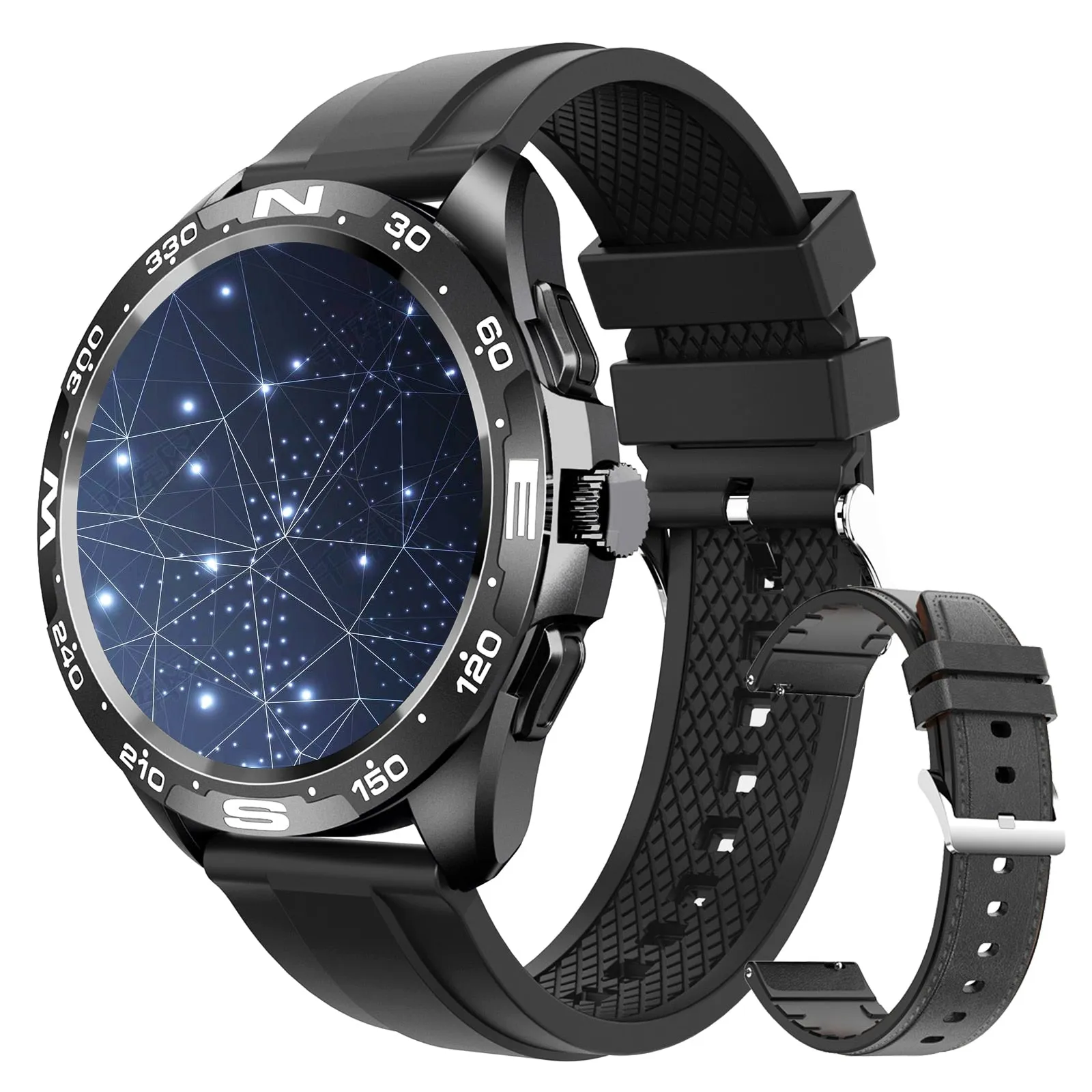 Bluetooth Smart Watch with Titanium Strap for Men