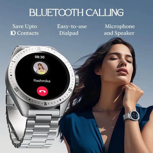 boAt Enigma Switch | Premium Luxury Smartwatch with 1.39" (3.53cm) HD Display, Switchable Case, 100  Sports Mode, BT Calling, HR & SpO2 Monitoring