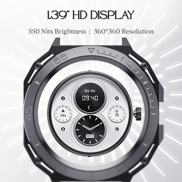 boAt Enigma Switch | Premium Luxury Smartwatch with 1.39" (3.53cm) HD Display, Switchable Case, 100  Sports Mode, BT Calling, HR & SpO2 Monitoring