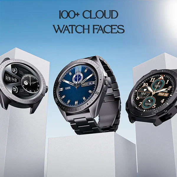 boAt Enigma Switch | Premium Luxury Smartwatch with 1.39" (3.53cm) HD Display, Switchable Case, 100  Sports Mode, BT Calling, HR & SpO2 Monitoring
