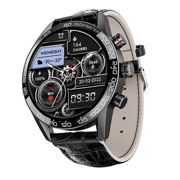 boAt Enigma Z40 | Luxury Smartwatch with 1.32" Round TFT Display, IP67 Splash & Sweat Resistance, SpO2 & Sleep Monitoring