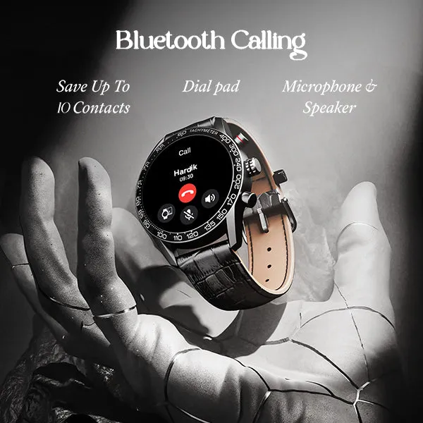 boAt Enigma Z40 | Luxury Smartwatch with 1.32" Round TFT Display, IP67 Splash & Sweat Resistance, SpO2 & Sleep Monitoring