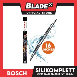 Bosch Wiper Blade Silicone Silikomplett Single 16 '' Size