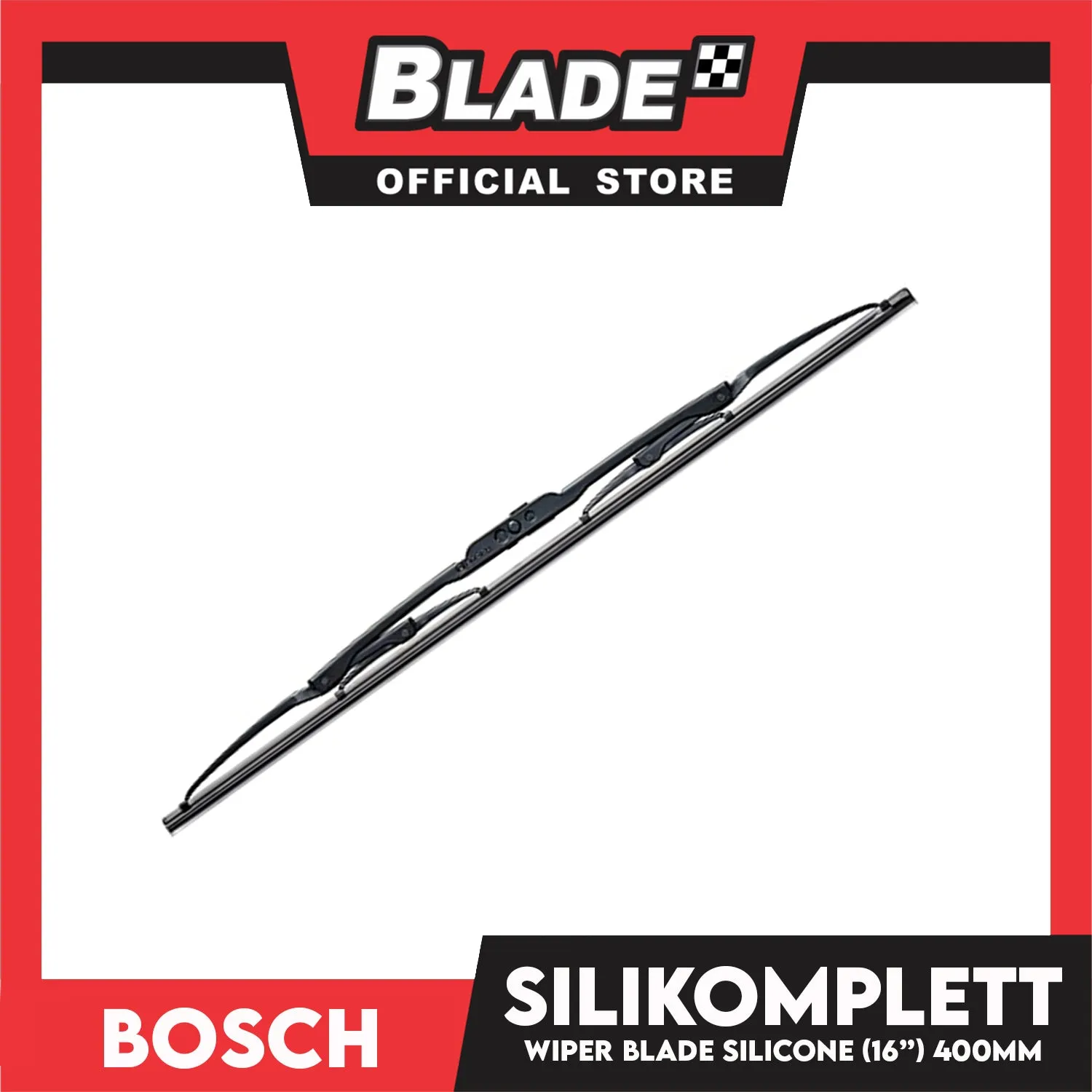 Bosch Wiper Blade Silicone Silikomplett Single 16 '' Size