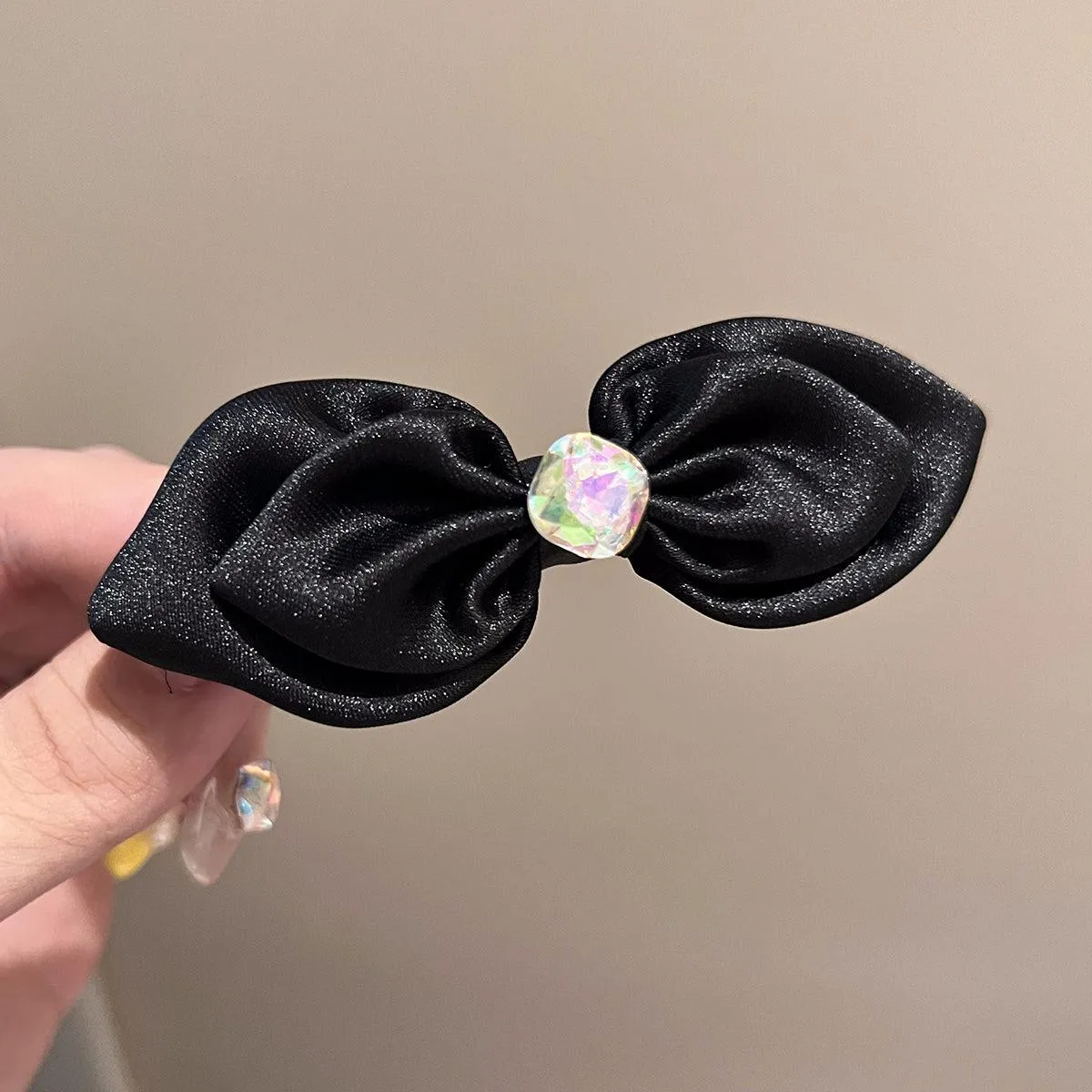 Bow-Knot Diamond  Headdress Ponytail