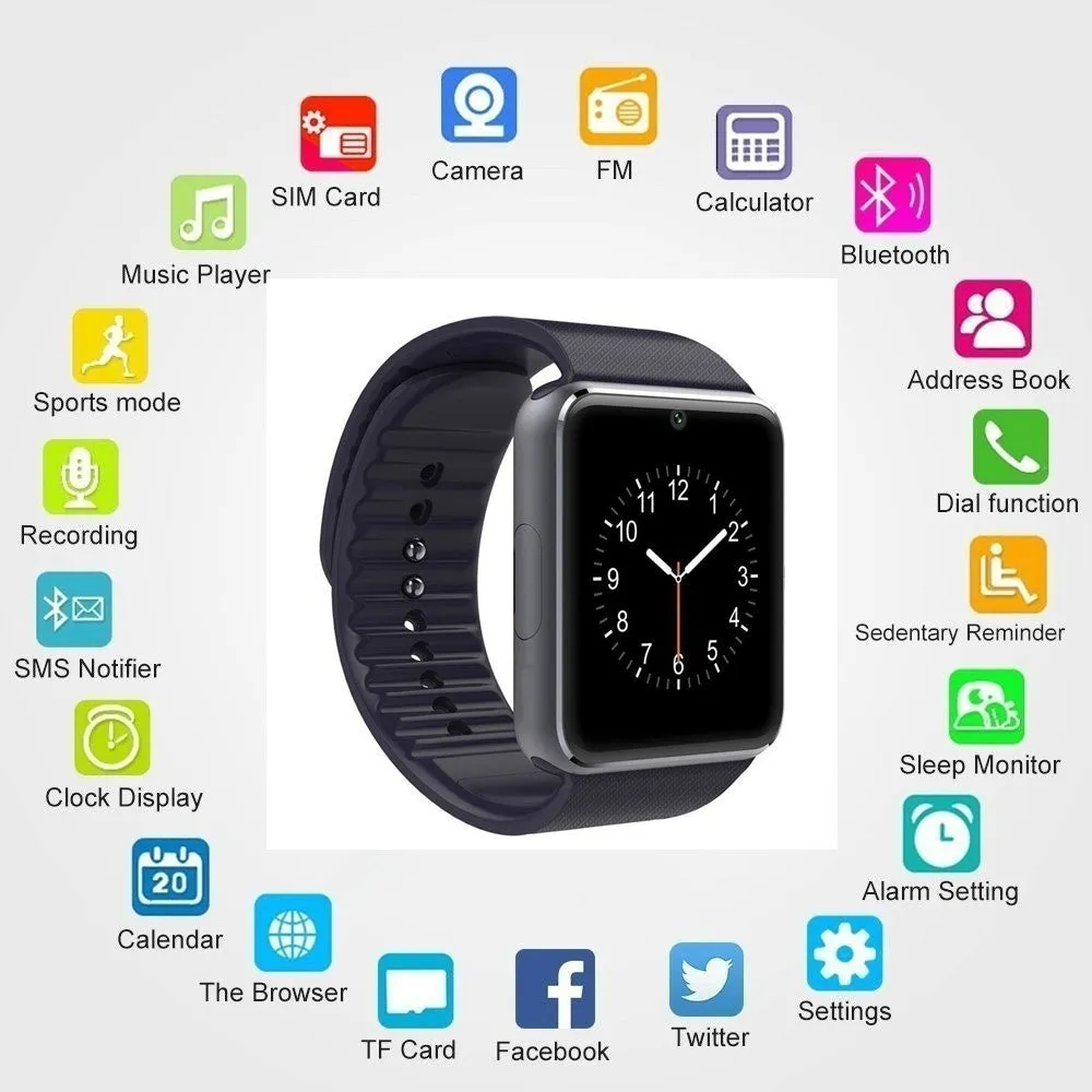 Brilliant Tech Bluetooth Smart Watch With Camera