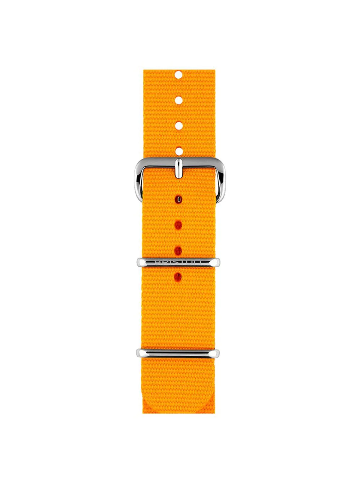Briston Nato Strap Mango Polished Steel 20mm