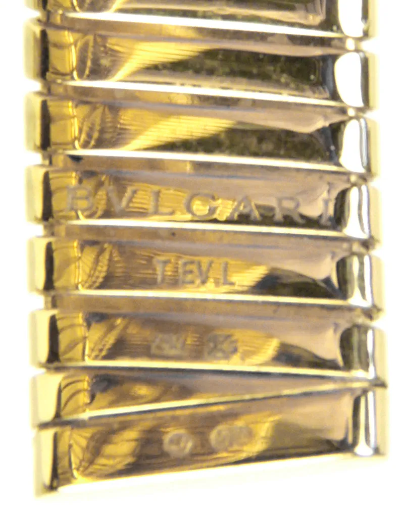 Bvlgari 18k Yellow Gold & Diamond Serpenti Tubogas Watch