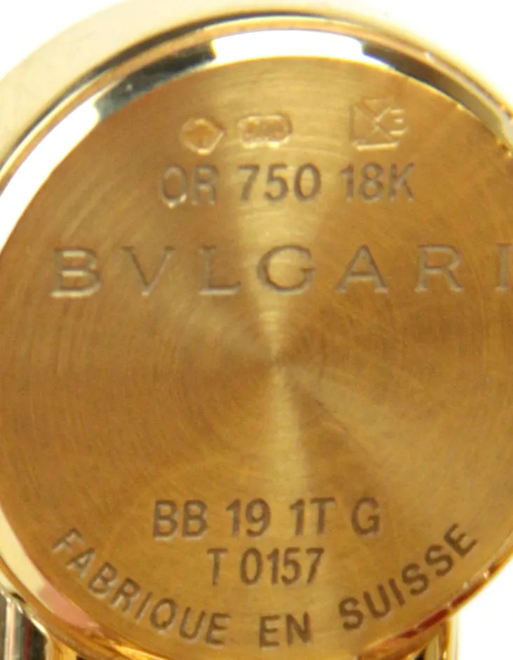 Bvlgari 18k Yellow Gold & Diamond Serpenti Tubogas Watch