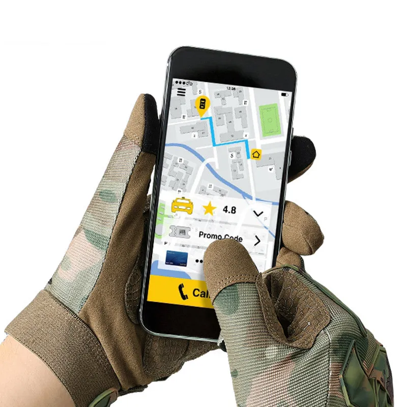 Camouflage Touch Screen All Finger Tactical Gloves