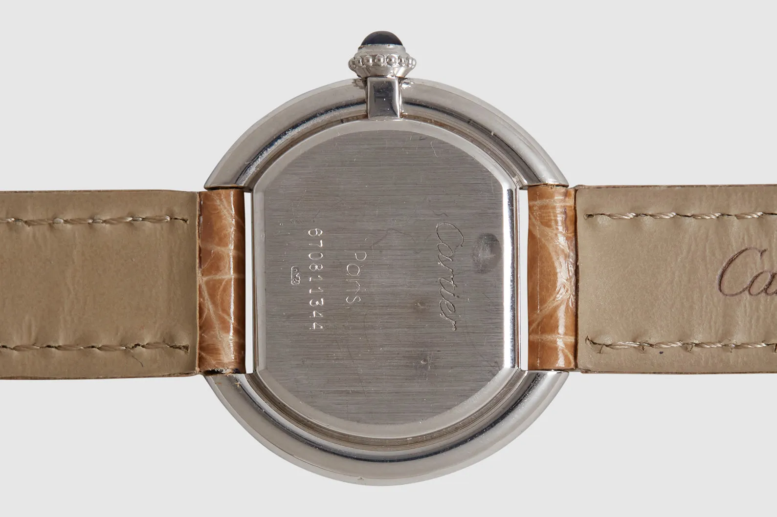 Cartier Ellipse White Gold Watch