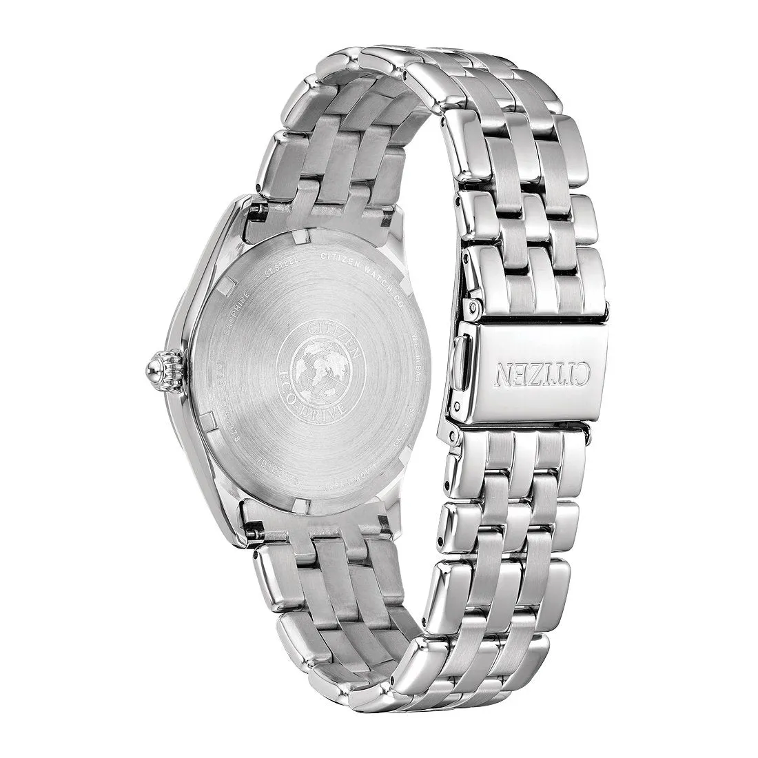 Citizen Corso Ladies Eco Drive Stainless Steel Mother of Pearl Dial Watch
