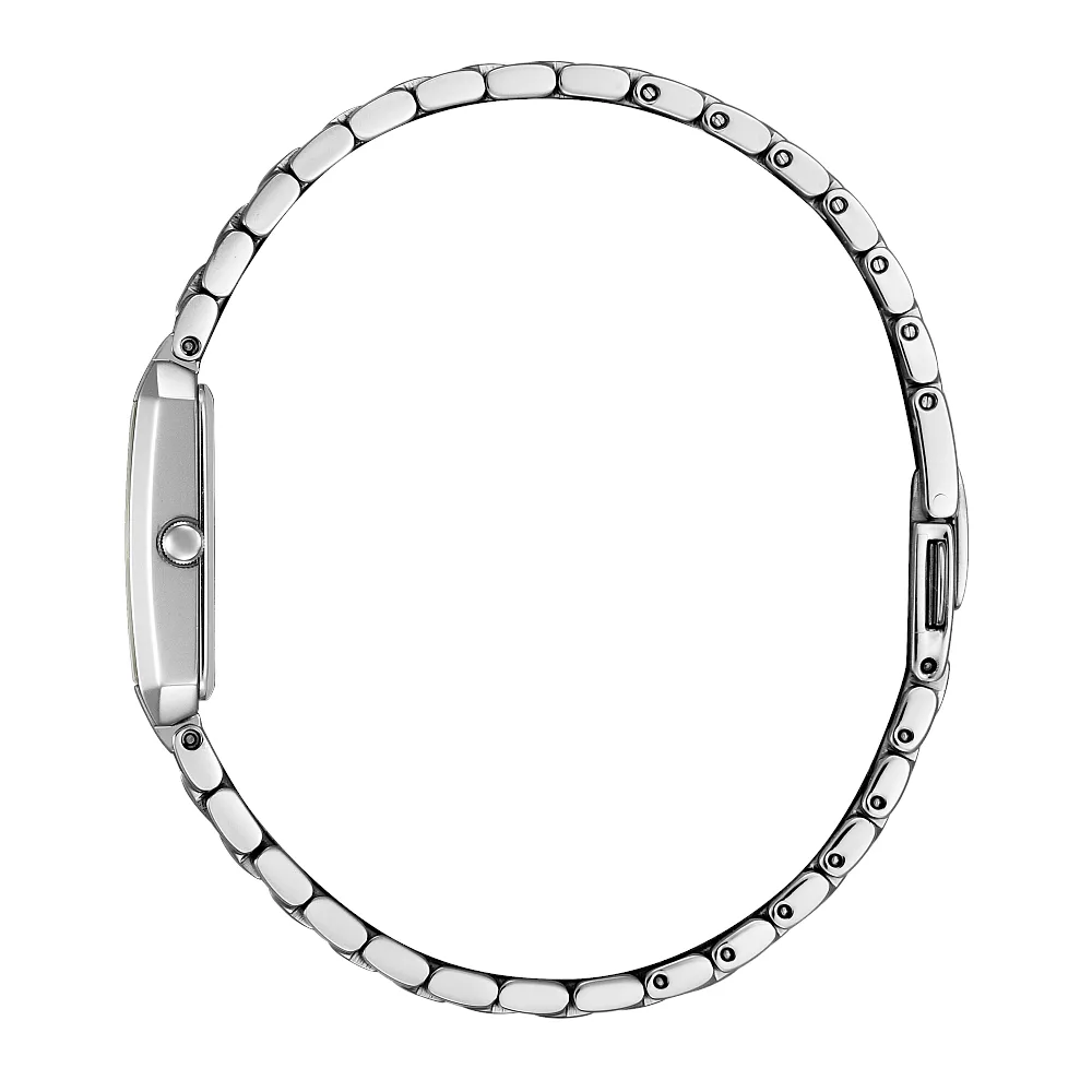 Citizen Ladies Eco Drive Classic Baguette Stainless Steel Mother of Pearl Dial Watch