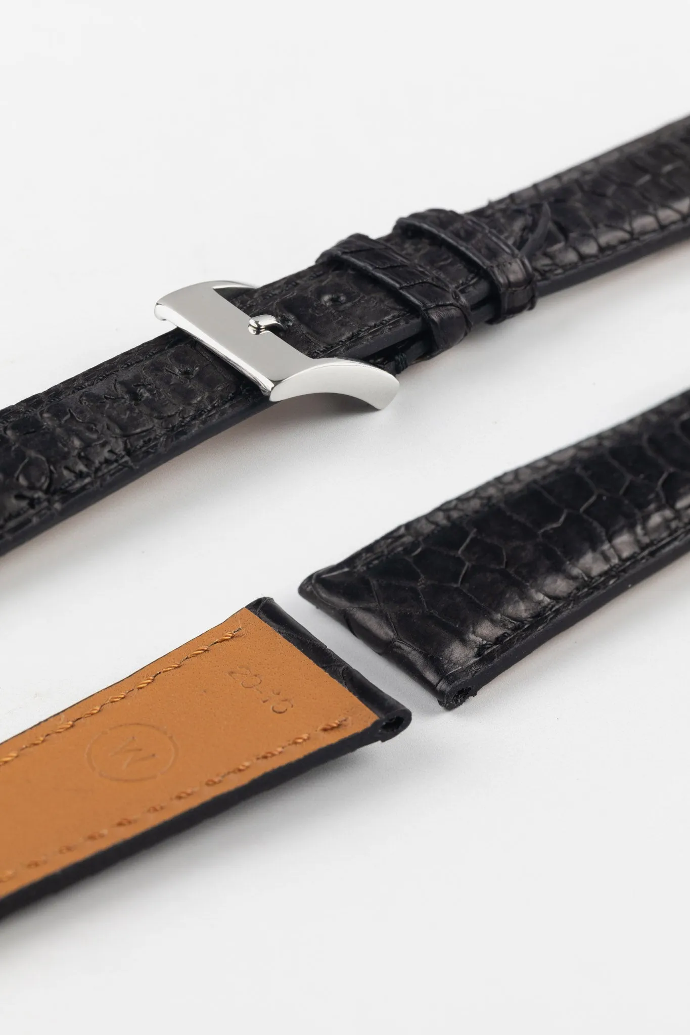 Classic Gallo Watch Strap in Matte Black