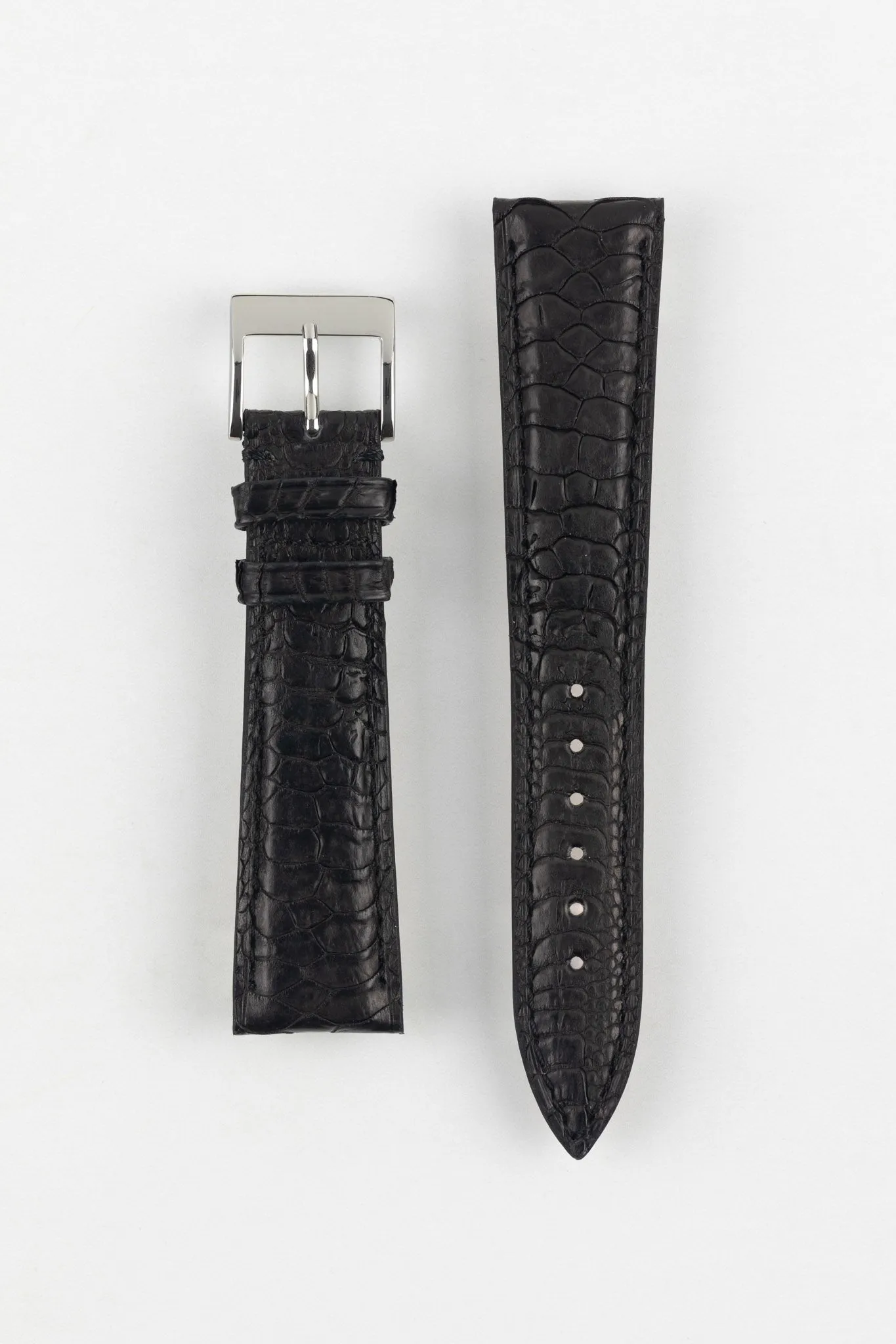 Classic Gallo Watch Strap in Matte Black