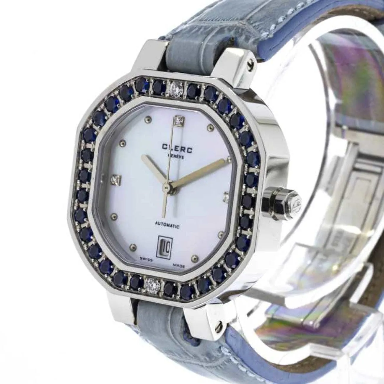Clerc Geneve  with Blue Sapphires