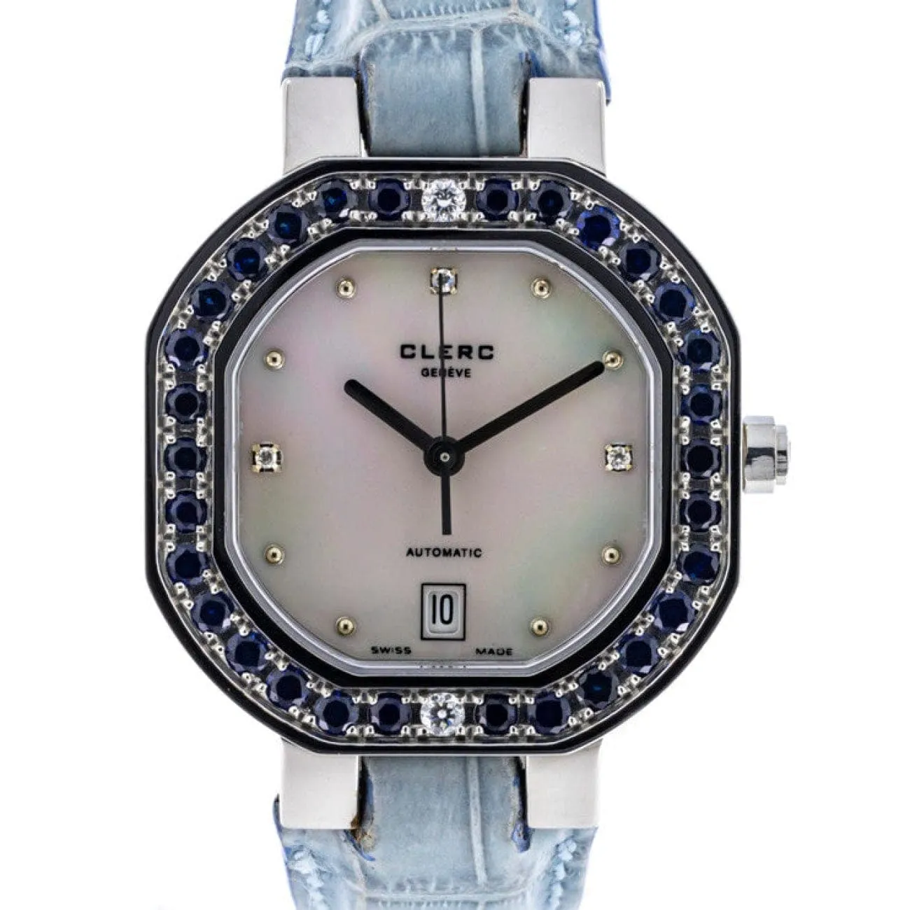 Clerc Geneve  with Blue Sapphires