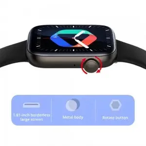 COLMi P45 Smartwatch- 118 Fitness Modes,   IP67 Water Resistance, 260 mAh Battery Capacity