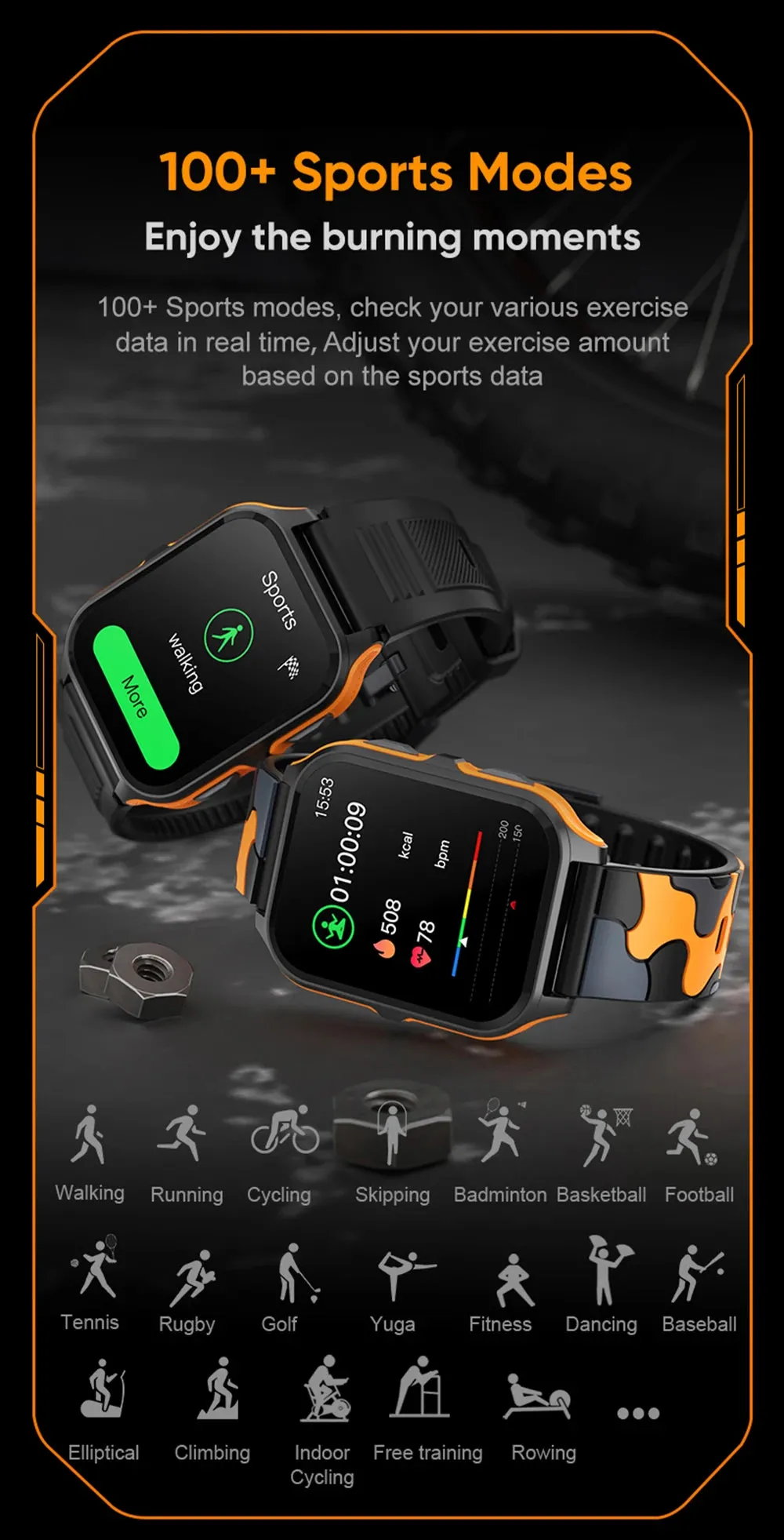 COLMI P73 1.90" TFT Display Smart Fitness Watch