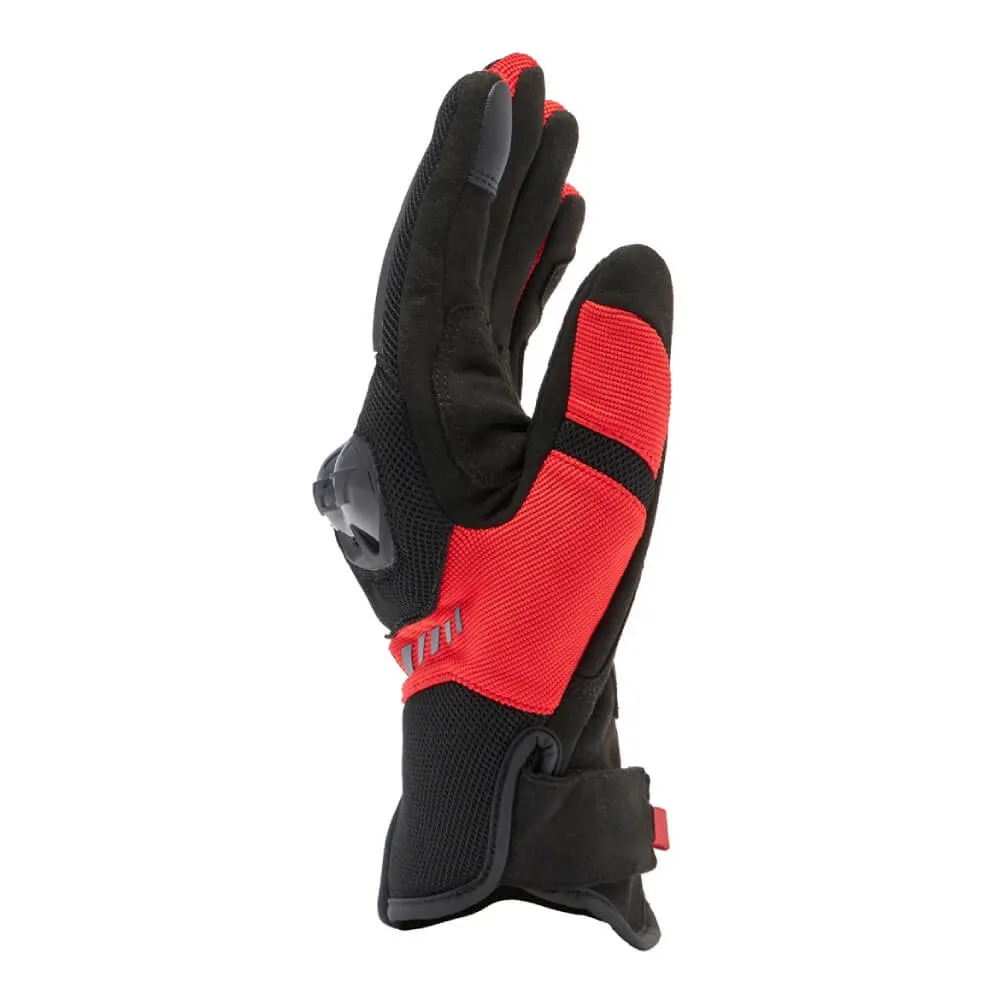 Dainese Mig 3 Air Tex Gloves Black / Red Lava