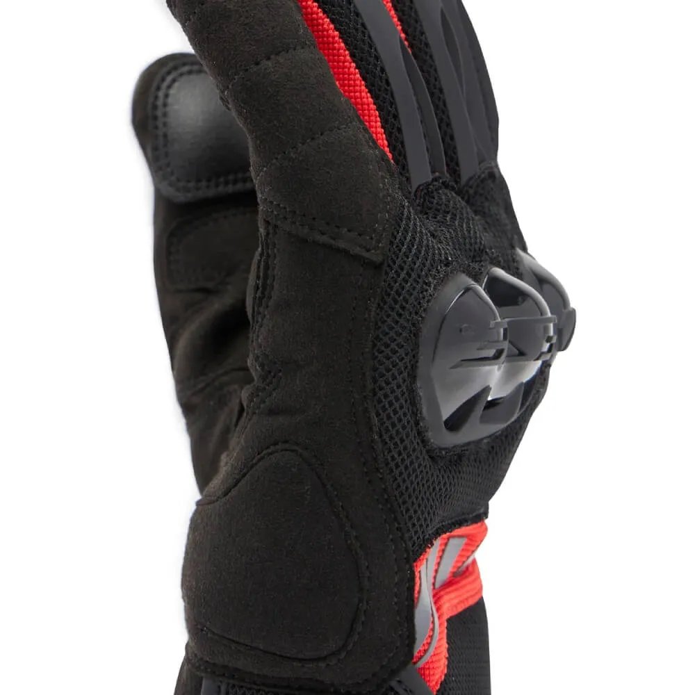 Dainese Mig 3 Air Tex Gloves Black / Red Lava