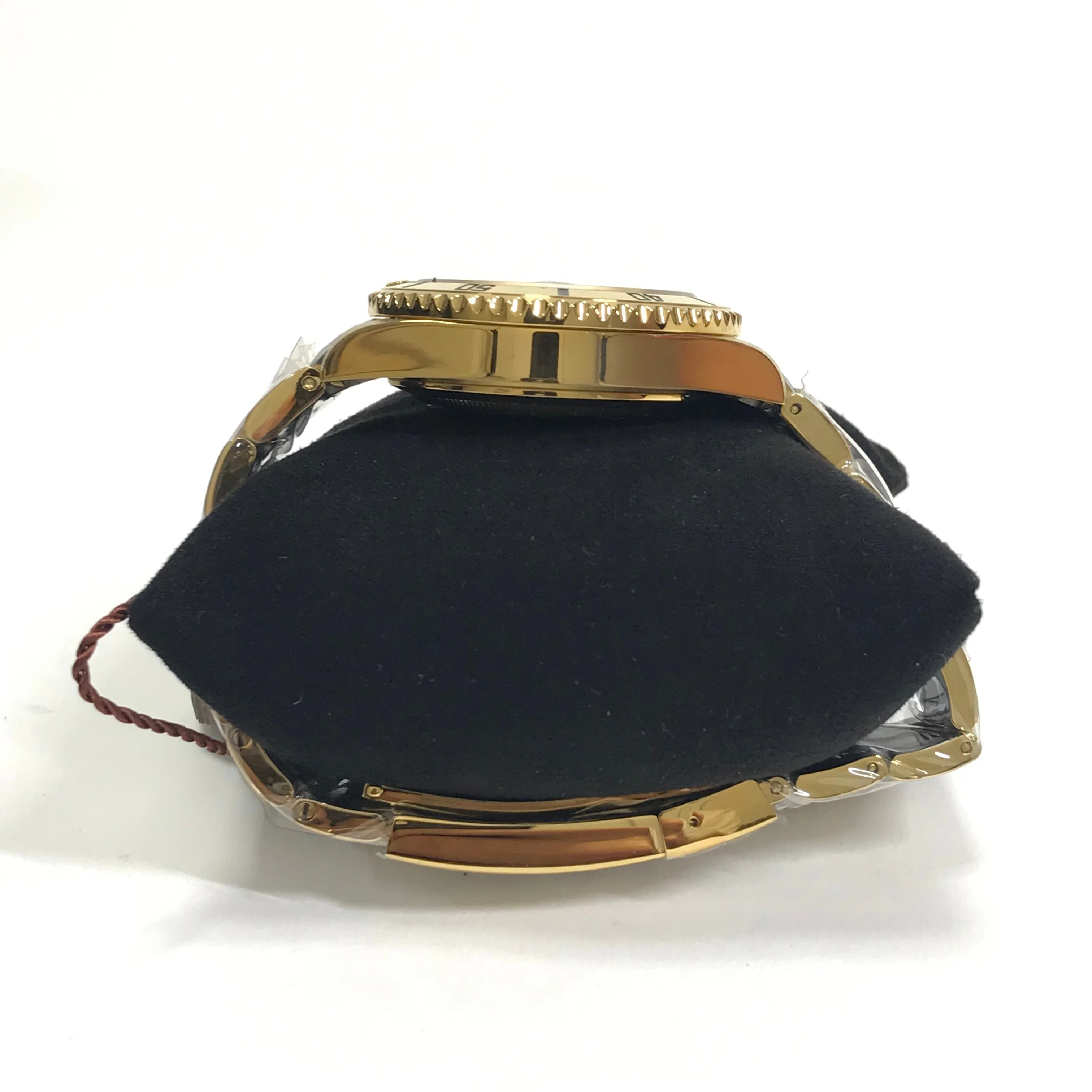 DS! A Bathing Ape Bape Type 1 Sarumariner Automatic Bapex Watch Gold/Silver