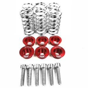 Ducati 065916557 Red Dry Clutch Pressure Plate Collar Springs/Cap/Bolts Kit Alt.