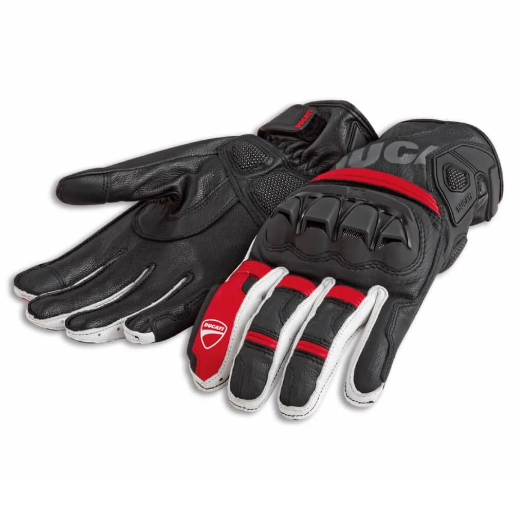 Ducati Sport C4 Gloves Black / Red / White