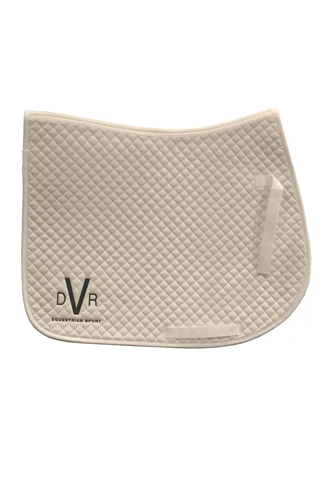 DVR Equestrian Logo GP Saddle Cloth - White, Navy or Black