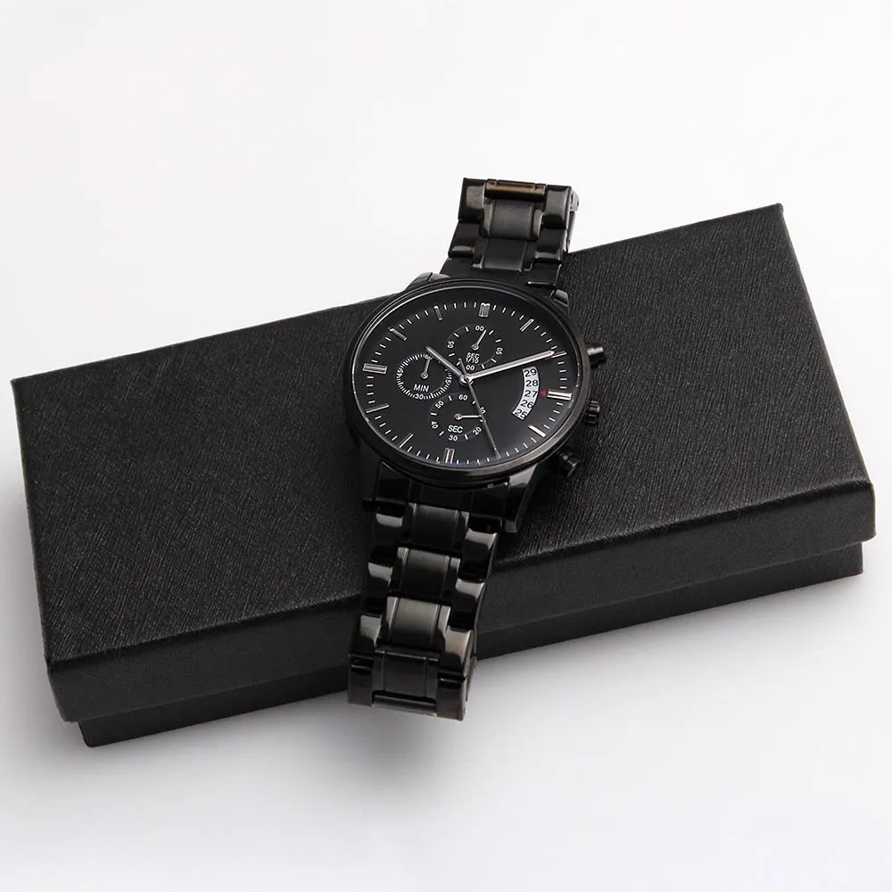 Engraved Watch For Son Gift From Mom- I'm So Proud Of You