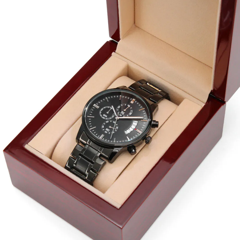 Engraved Watch For Son Gift From Mom- I'm So Proud Of You