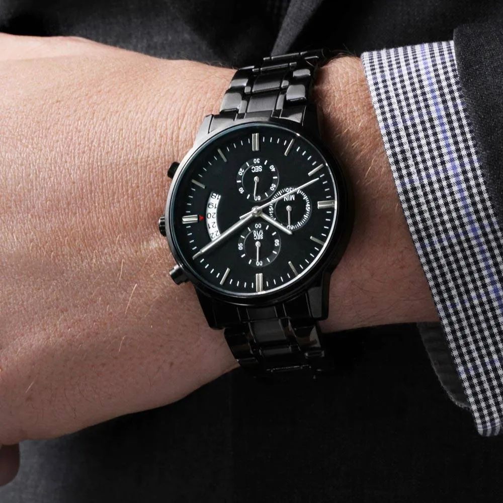 Engraved Watch For Son Gift From Mom- I'm So Proud Of You