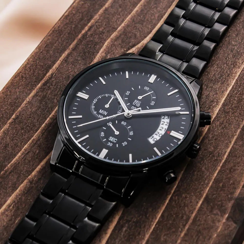 Engraved Watch For Son Gift From Mom- I'm So Proud Of You