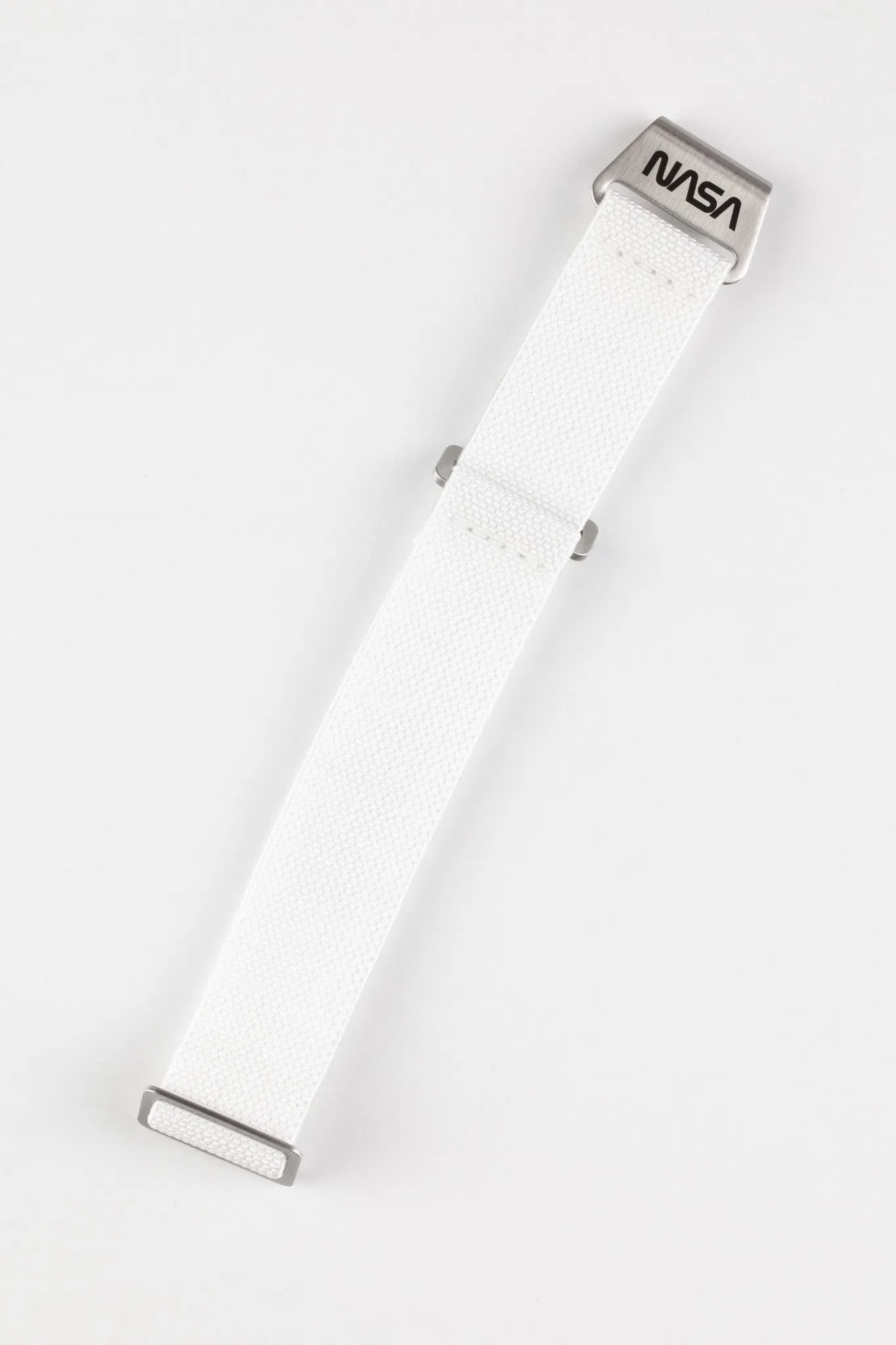 Erika's Originals NASA MN™ Watch Strap in FULL WHITE with BRUSHED Hardware