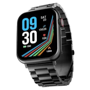 Fire-Boltt Lumos Stainless Steel Luxury Smart Watch with 1.91” Large Display, Bluetooth Calling, Voice Assistant, 100  Sports Modes