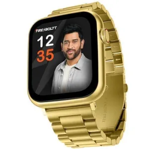 Fire-Boltt Lumos Stainless Steel Luxury Smart Watch with 1.91” Large Display, Bluetooth Calling, Voice Assistant, 100  Sports Modes