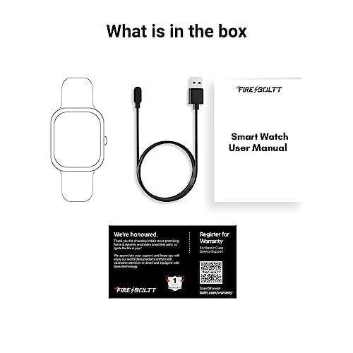 Fire-Boltt Lumos Stainless Steel Luxury Smart Watch with 1.91” Large Display, Bluetooth Calling, Voice Assistant, 100  Sports Modes