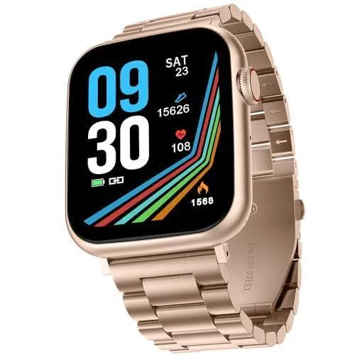 Fire-Boltt Lumos Stainless Steel Luxury Smart Watch with 1.91” Large Display, Bluetooth Calling, Voice Assistant, 100  Sports Modes