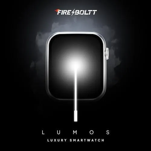 Fire-Boltt Lumos Stainless Steel Luxury Smart Watch with 1.91” Large Display, Bluetooth Calling, Voice Assistant, 100  Sports Modes