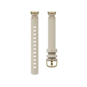Fitbit Luxe Leather Alternative Band Small - Pearl