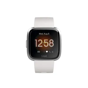 Fitbit Versa Lite Health & Fitness Smartwatch with Heart Rate, 4  Day Battery & Water Resistance, White