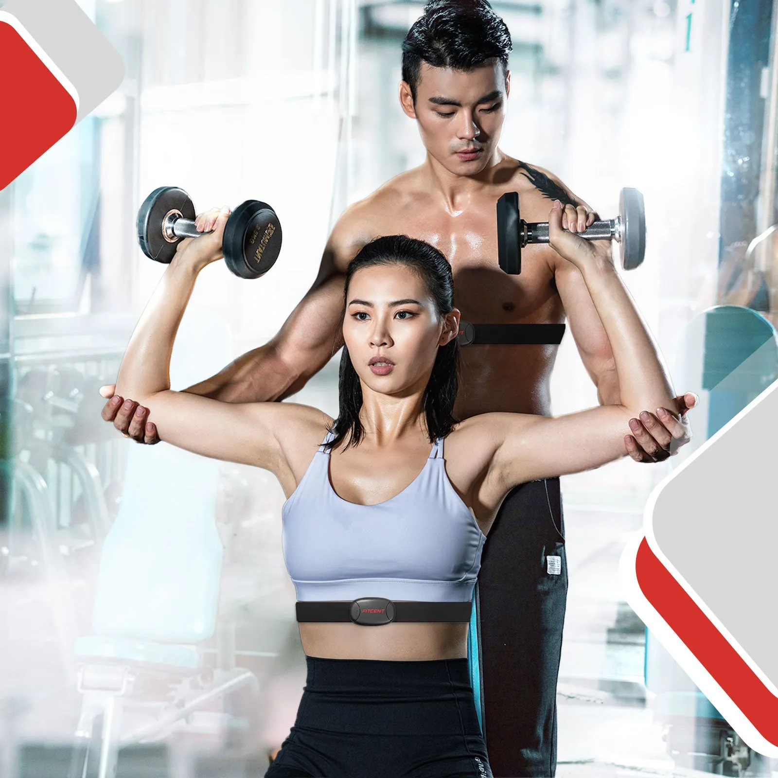 Fitcent Heart Rate Monitor Chest Strap