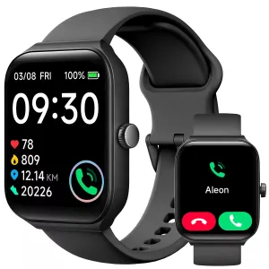 Fitness Bluetooth HealthWatch For IOS & Android (All-In-One)