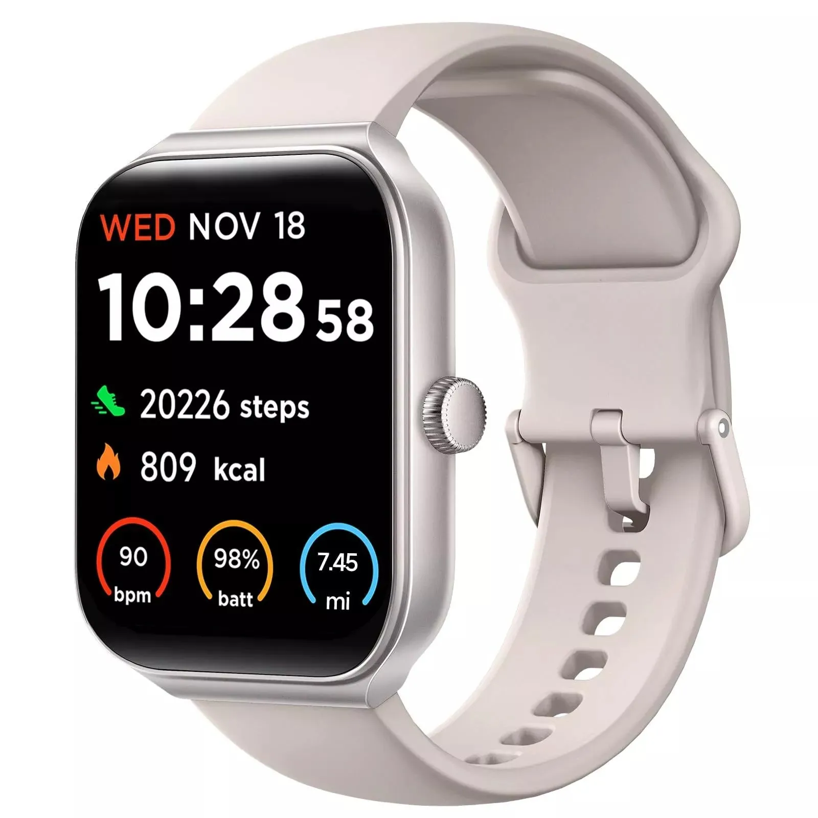 Fitness Bluetooth HealthWatch For IOS & Android (All-In-One)