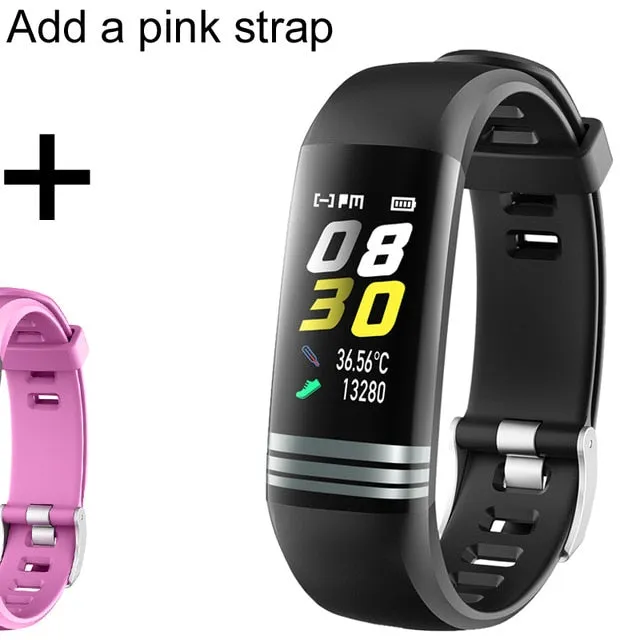 Fitness Bracelet Body Thermometer Smart Tracker