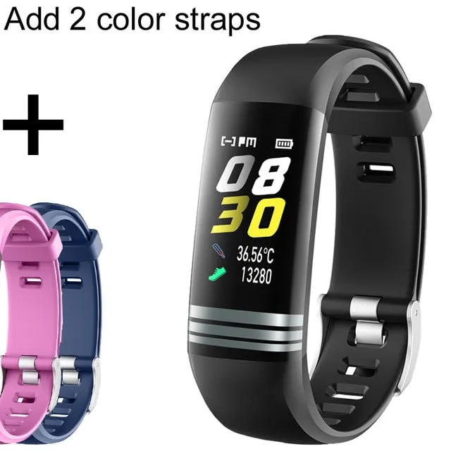 Fitness Bracelet Body Thermometer Smart Tracker