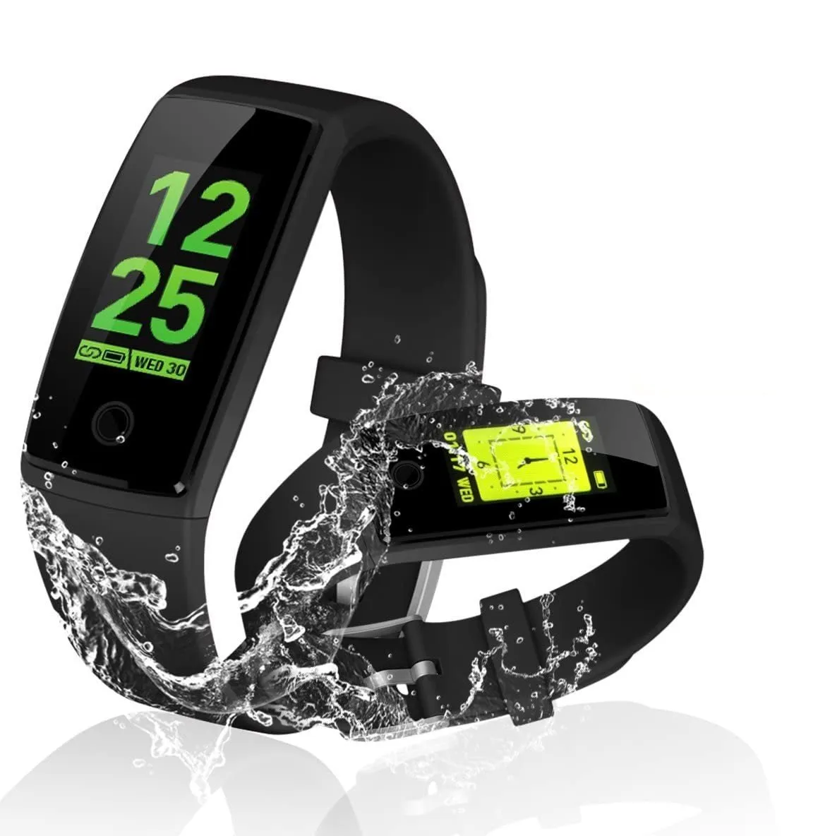 Fitness Tracker, V10 New Version Colourful Screen Smart Bracelet with Heart Rate Blood Pressure Monitor,Smart Watch Pedometer Activity Tracker Bluetooth for Android & iOS